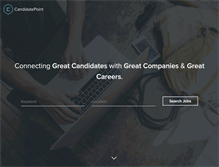 Tablet Screenshot of candidatepoint.com